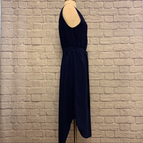 a.n.a. Sleeveless Henley Hi-Low Dress - Picture 7 of 14